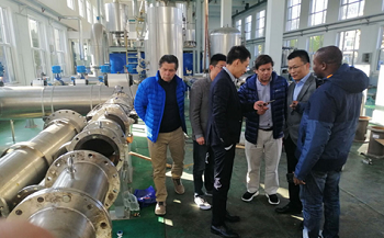 UAE customers came to inspect automation instrument cooperation project